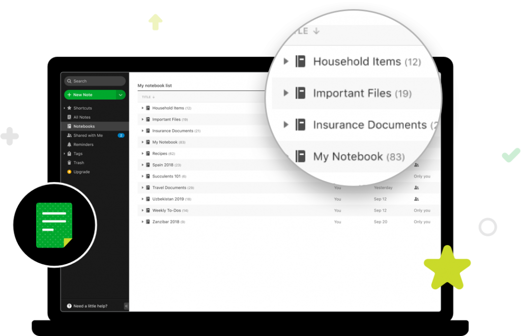 Ứng dụng ghi chú evernote