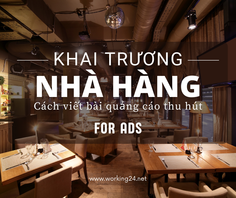 How to write an attractive restaurant opening advertisement